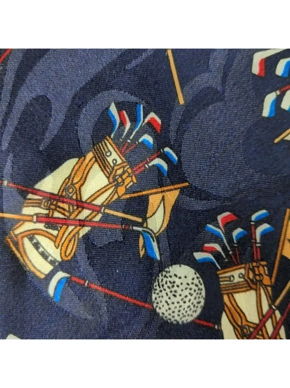 Steven Harris Golf Bag Clubs Driver Novelty Necktie